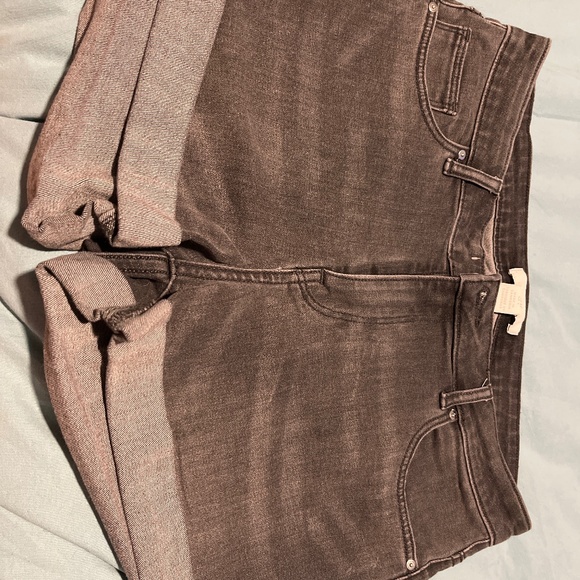 H&M Grey Denim Shorts - Picture 1 of 2